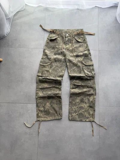 Pre-owned If Six Was Nine Vintage Realtree Camo Cargo Baggy Hype Flared Pants Y2k Drip In Multi