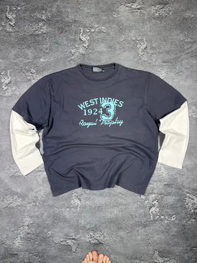 Pre-owned If Six Was Nine West Indies Faded Long Sleeve Size Xl Y2k In Gray