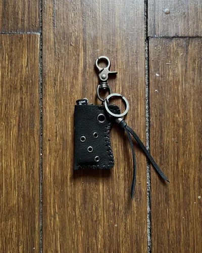 Pre-owned If Six Was Nine X Kmrii Ifsixwasnine Style Handmade Lighter Holder Keychain In Black