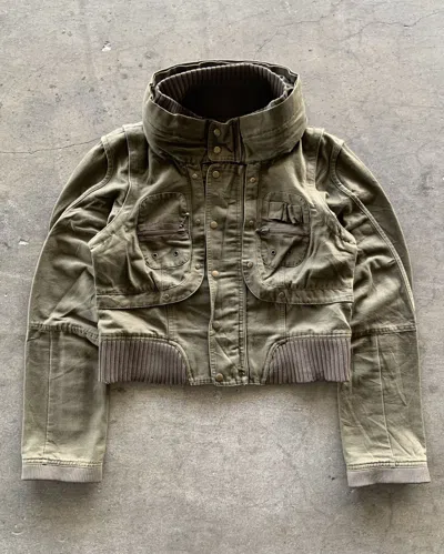Pre-owned If Six Was Nine X Le Grande Bleu L G B 2000s Goa Ifsixwasnine Lgb Style Bono Jacket In Green