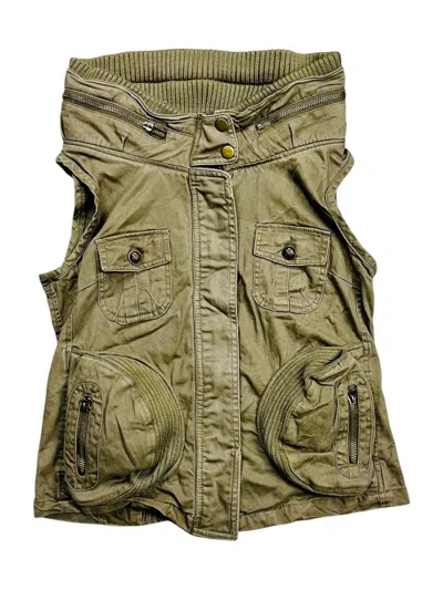 Pre-owned If Six Was Nine X Le Grande Bleu L G B 2000s Ingni - Apocalypse Cyber Vest In Brown