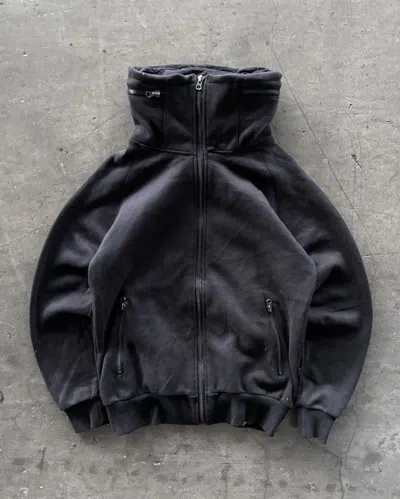 Pre-owned If Six Was Nine X Le Grande Bleu L G B 2000s Nibs Bono Black Zip Up Hoodie