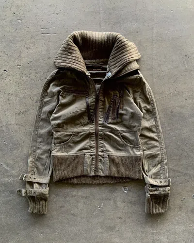 Pre-owned If Six Was Nine X Le Grande Bleu L G B 2000s Rei Firenze Ifsixwasnine Lgb Style Bondage Bono Jacket In Green