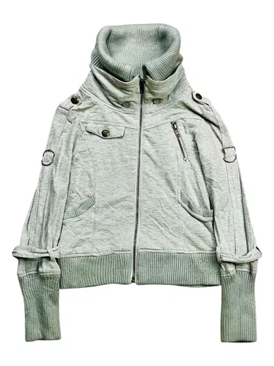 Pre-owned If Six Was Nine X Le Grande Bleu L G B 2000s Tornado Mart - Apocalypse Style Jacket In Grey