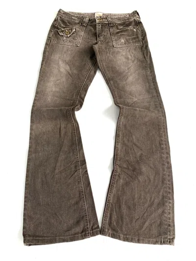 Pre-owned If Six Was Nine X Le Grande Bleu L G B 2000s Vienus Jeans By Something Edwin In Brown