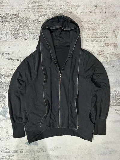 Pre-owned If Six Was Nine X Le Grande Bleu L G B Binding Offer Hoodie Double Layers Rick Owens Style In Black