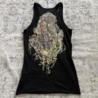 Pre-owned If Six Was Nine X Le Grande Bleu L G B If Six Was Nine Full Bloom Skeleton Tank Top Shirt | Size 1 In Black