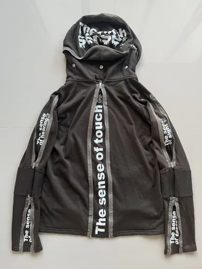 Pre-owned If Six Was Nine X Le Grande Bleu L G B Japanese~ppfm The Sixth Sense Multi Zipper Punk Style Hoodie