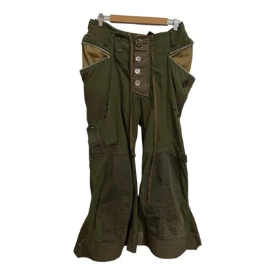 Pre-owned If Six Was Nine X Le Grande Bleu L G B L.g.b 3/4 Pilot Cargo Pants In Green