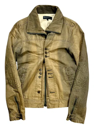 Pre-owned If Six Was Nine X Le Grande Bleu L G B Sold Scheme Warriors - Mudwash Jacket In Blue