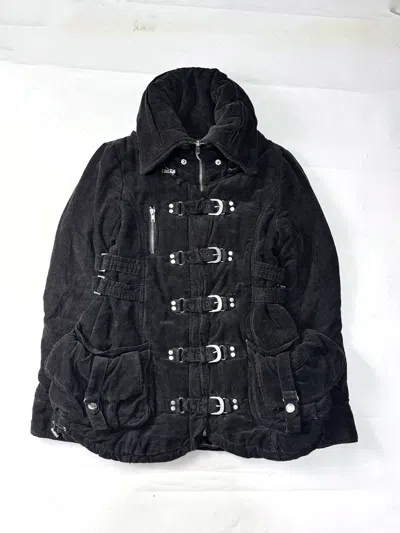 Pre-owned If Six Was Nine X Le Grande Bleu L G B Vintage Backs Bono Gothic Bondage Goa Jacket In Black