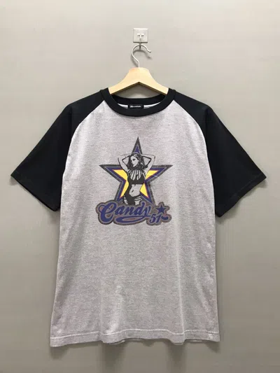 Pre-owned If Six Was Nine X Le Grande Bleu L G B Vintage Beaumere Candy 51 T-shirts In Gray
