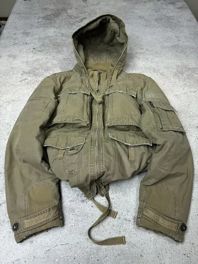 Pre-owned If Six Was Nine X Le Grande Bleu L G B Vintage Japanese Multipocket Cargo Watanabe Style Jacket In Washed Olive