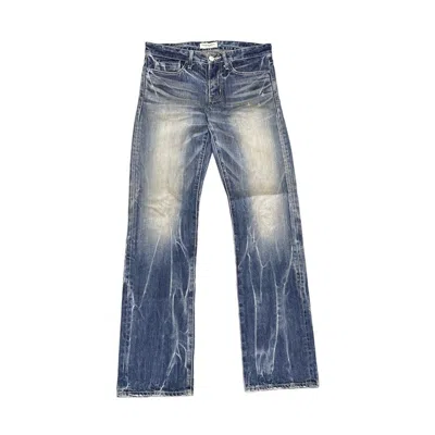 Pre-owned If Six Was Nine X Le Grande Bleu L G B Vintage Vanquish Raw Fades Denim Pants In Washed Denim