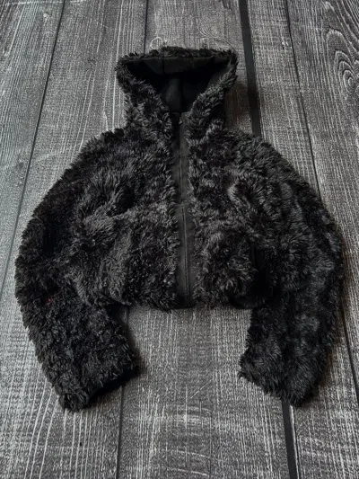 Pre-owned If Six Was Nine X Le Grande Bleu L G B Vtg Yohji Yamamoto If Six Was Nine Style Opium Fur Jacket In Multicolor