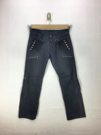 Pre-owned If Six Was Nine X Ppfm Jeans Japanese Punk Denim Pants Punk Trousers In Multicolor