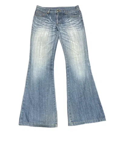 Pre-owned If Six Was Nine X Tornado Mart Japan Vintage Tornado Mart Flare Jeans Pants In Blue