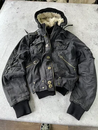 Pre-owned If Six Was Nine X Tornado Mart Vintage Bandage Stoned Cotton Junya Watanabe Style Bomber