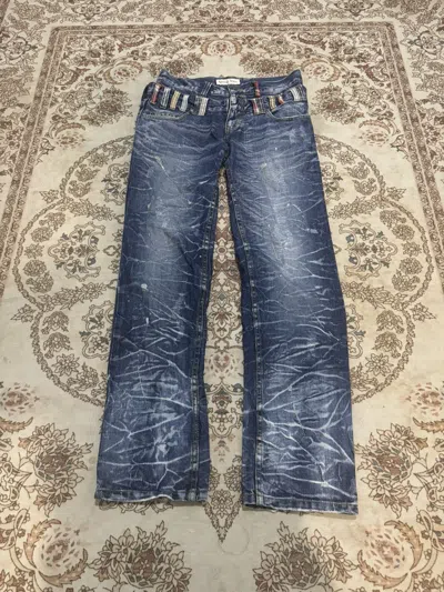Pre-owned If Six Was Nine X Vintage Double Waist Antfui Jeans In Blue