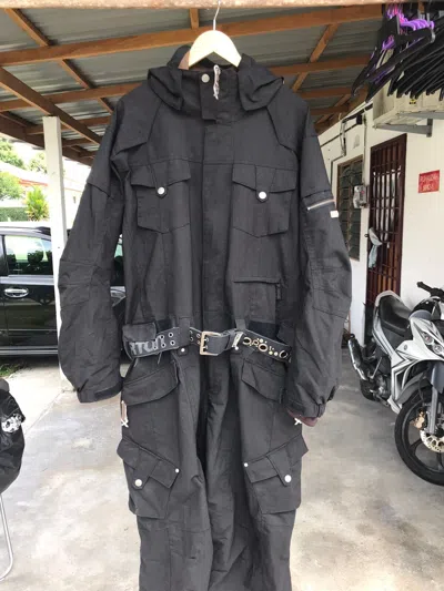 Pre-owned If Six Was Nine X Vintage X-nix Tactical Overall Jumpsuit Military In Black