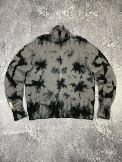 Pre-owned If Six Was Nine Y2k Avant Garde  Japanese 2000s Zip Sweater In Gray