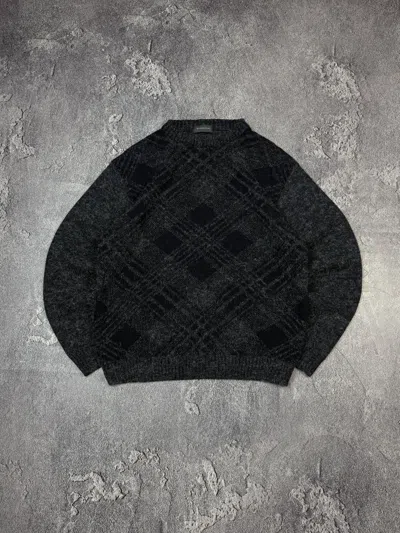 Pre-owned If Six Was Nine Y2k Mohair Avant Garde Grey Sweater 2000s Style In Gray