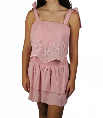 If So Kids' Scallop Skirt In Pink