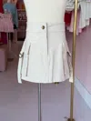 If So Women's Military Skirt In Beige In Beige