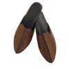 Ifsthetic Black / Rose Gold Men's Pekäk Lounge Slippers - Island Copper In Black/rose Gold