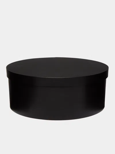 Ifuji Hand-carved Maple Wood Large Box  Abask Luxury Gift In Black