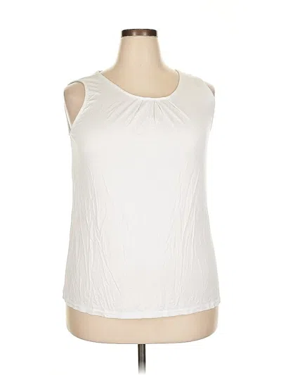 Pre-owned Igenjun Sleeveless Blouse In White