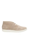 Igi & Co Man Ankle Boots Taupe Size 8 Leather In Gray