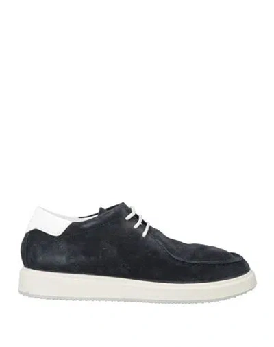 Igi & Co Man Lace-up Shoes Midnight Blue Size 8 Leather