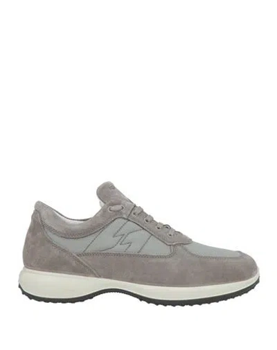 Igi & Co Man Sneakers Light Grey Size 6 Leather, Textile Fibers In Gray