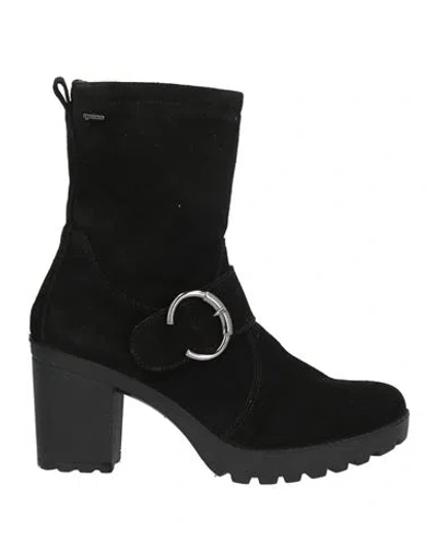 Igi & Co Woman Ankle Boots Black Size 7 Leather