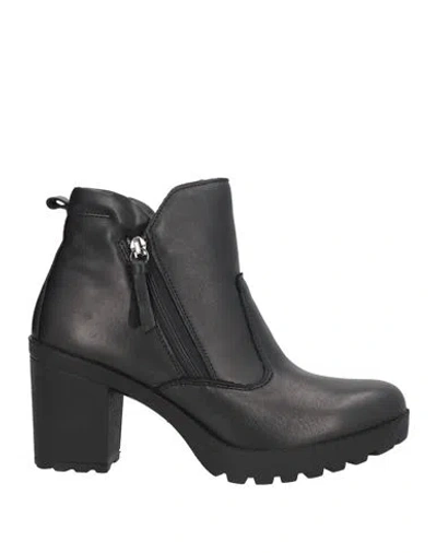 Igi & Co Woman Ankle Boots Black Size 8 Leather