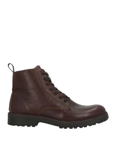 Igi & Co Woman Ankle Boots Chocolate Brown Size 11 Leather