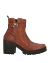Igi & Co Woman Ankle Boots Tan Size 8 Leather