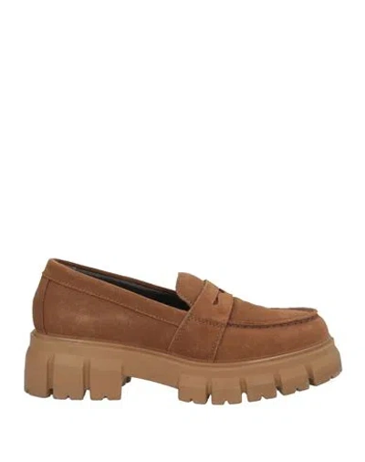 Igi & Co Woman Loafers Brown Size 8 Leather
