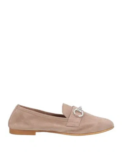 Igi & Co Woman Loafers Light Brown Size 7 Leather In Beige