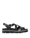 Igi & Co Woman Sandals Black Size 6 Leather In Black