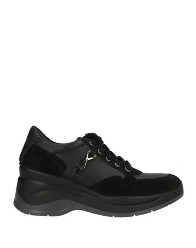 Igi & Co Woman Sneakers Black Size 11 Leather