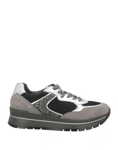 Igi & Co Woman Sneakers Black Size 6 Textile Fibers
