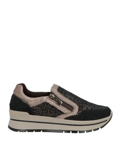 Igi & Co Woman Sneakers Black Size 8 Leather