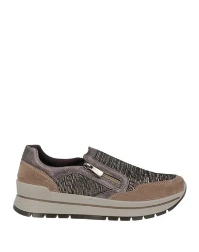 Igi & Co Woman Sneakers Bronze Size 5 Leather In Multi