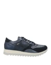 Igi & Co Woman Sneakers Navy Size 10 Leather, Textile Fibers In Blue