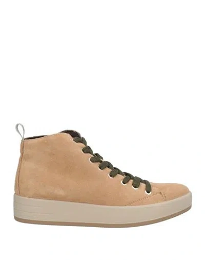 Igi & Co Woman Sneakers Sand Size 6 Leather
