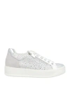 Igi & Co Woman Sneakers Silver Size 7 Leather