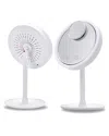 Igia Coolaire Mirror With Built In Led And Fan In White