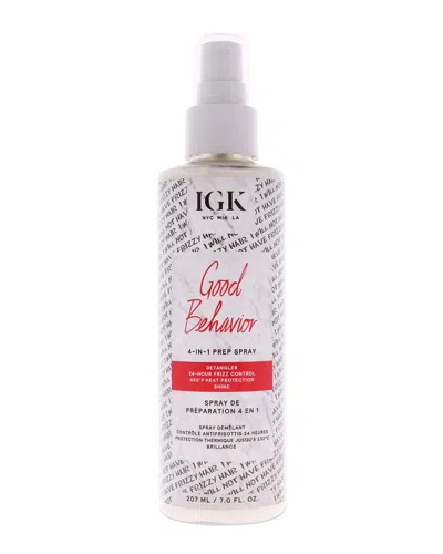 Igk 7oz Good Behavior 4-in-1 Prep Spray In Transparent
